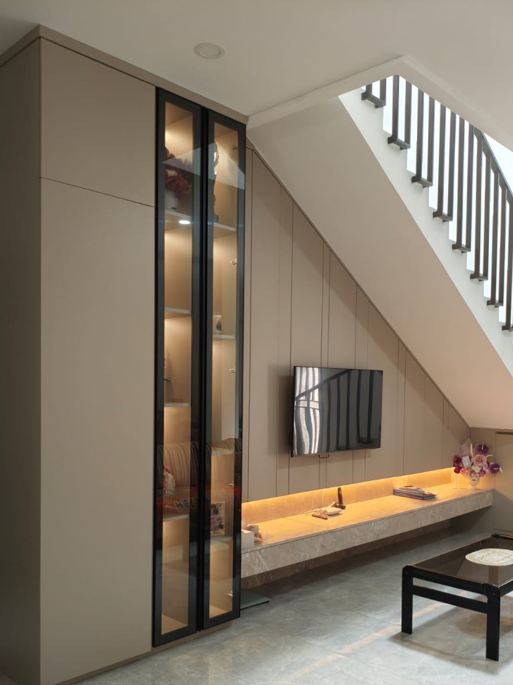 Modern Under-Stair Living Set