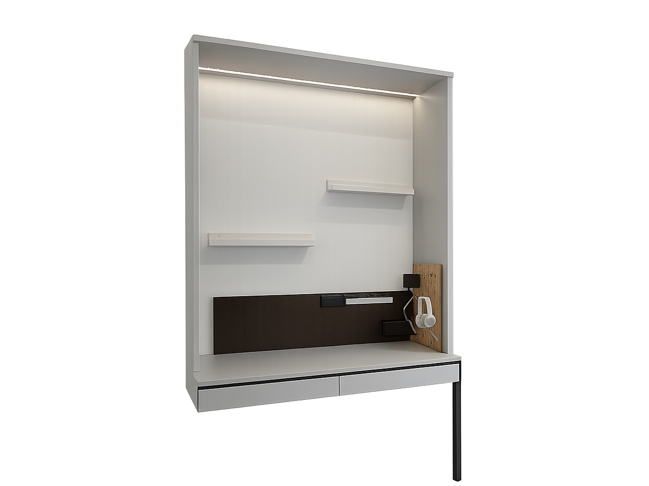 Study Desk and Shelving Unit